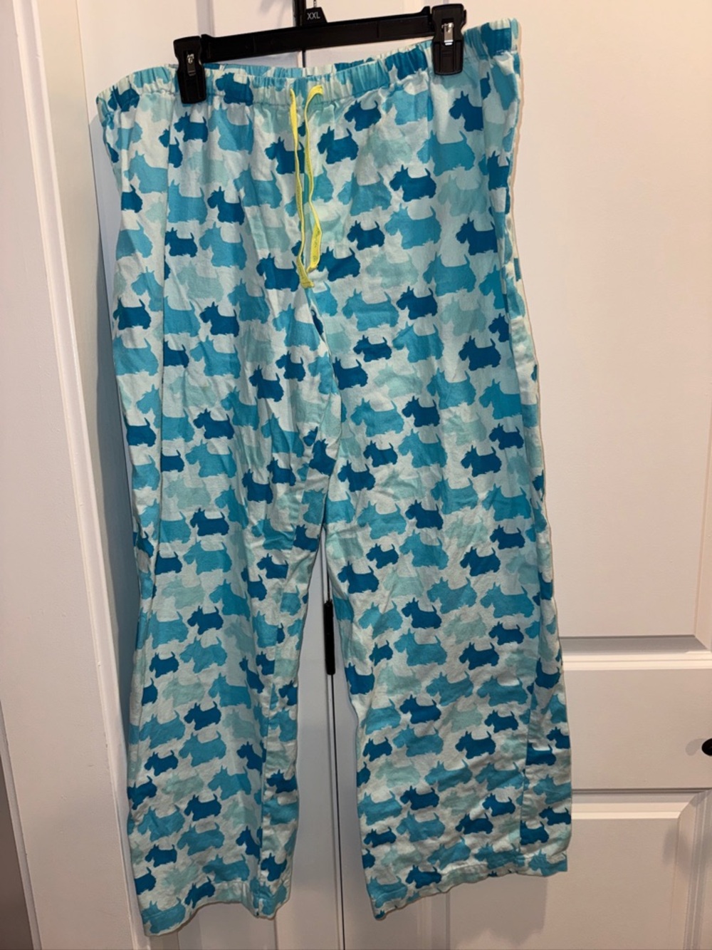 Victoria's Secret Light Blue & Teal Shark-Print Pajama Pants